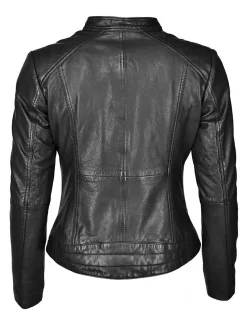 Mustang Damen Lederjacke in schwarz