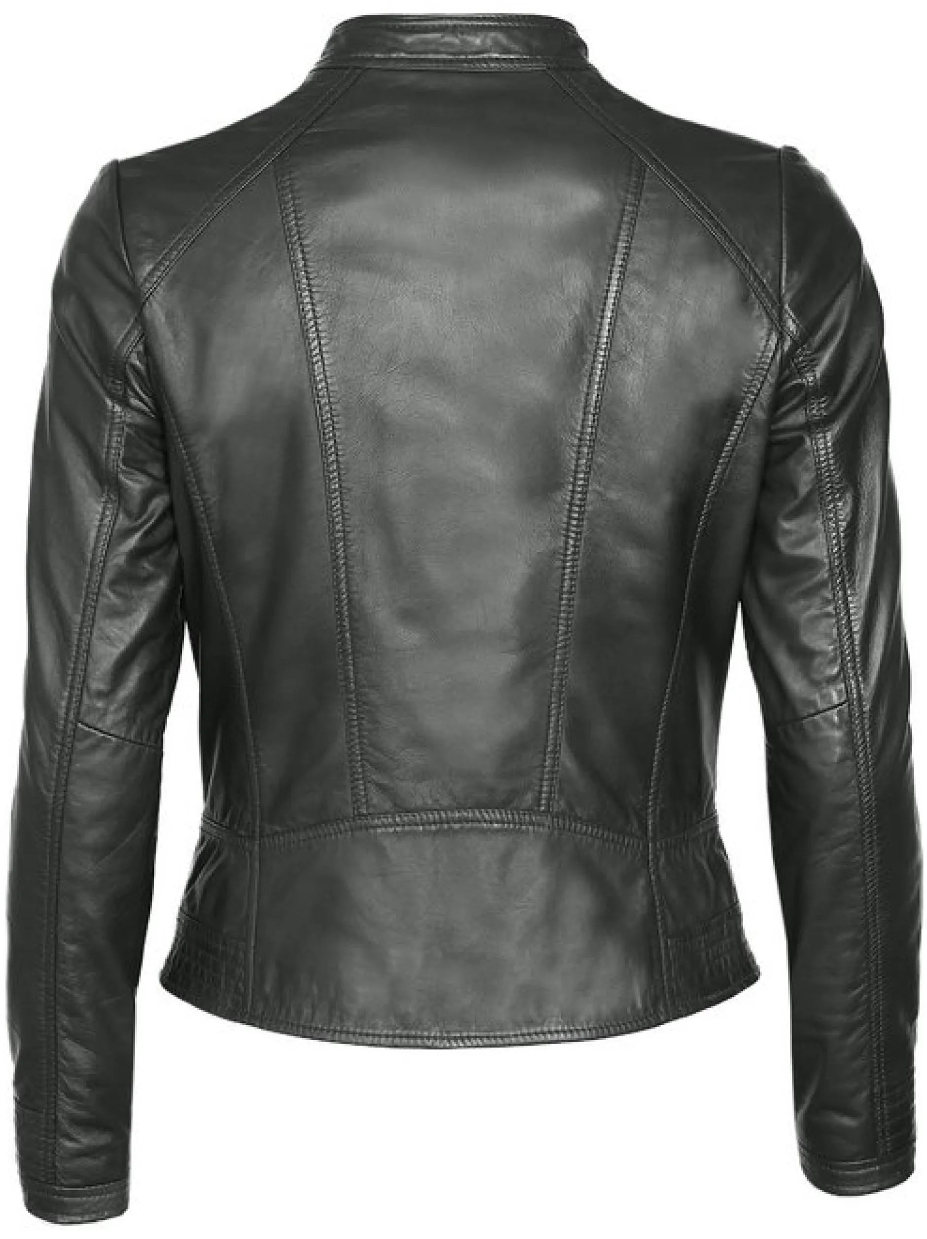 Mustang Damen Lederjacke in schwarz