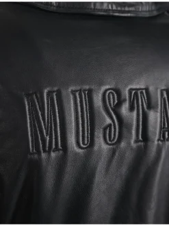 Mustang Damen Lederjacke in schwarz