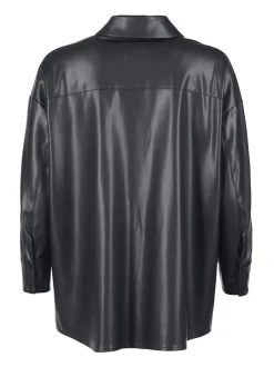 Mustang Damen Lederjacke in schwarz
