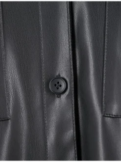 Mustang Damen Lederjacke in schwarz