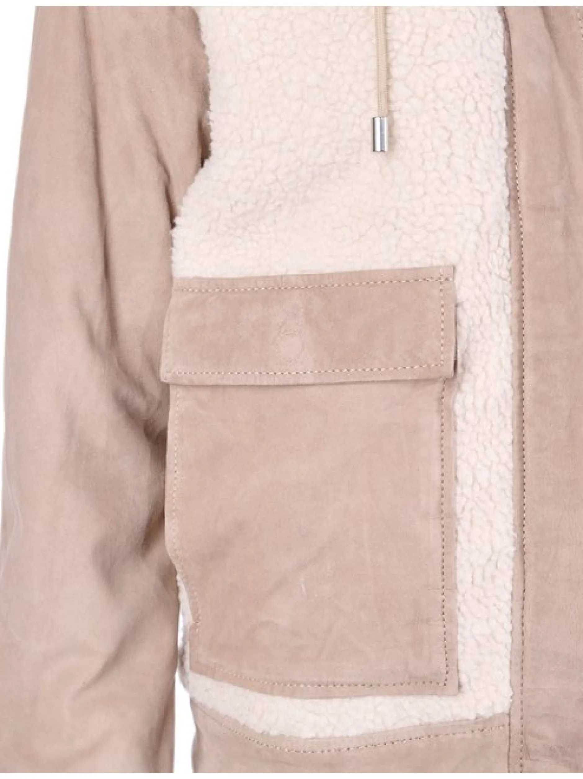 Mustang Damen Lederjacke in taupe