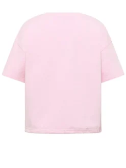 Mustang Damen Shirt in rosa - Ausschnitt: Rundhals