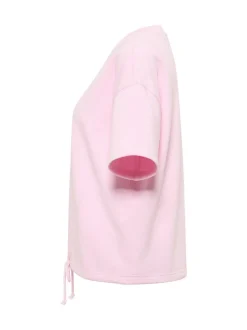 Mustang Damen Shirt in rosa - Ausschnitt: Rundhals