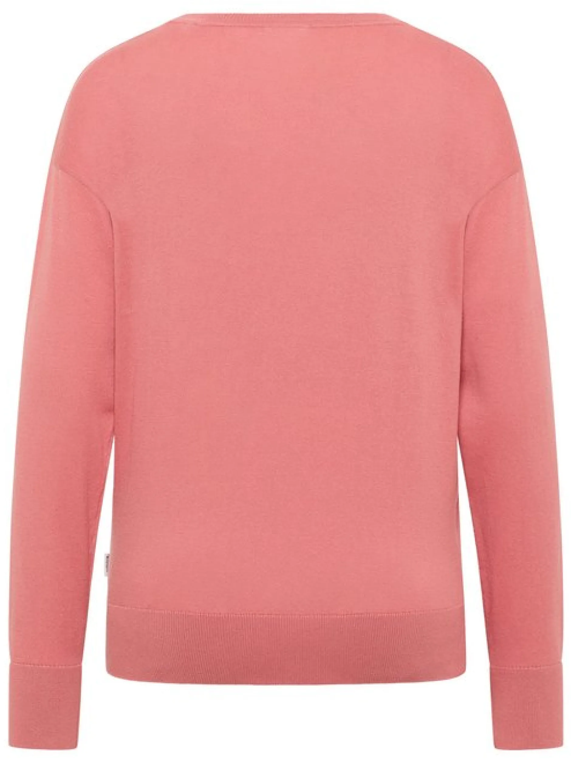 Mustang Damen Strickpullover in koralle - Ärmel: langarm