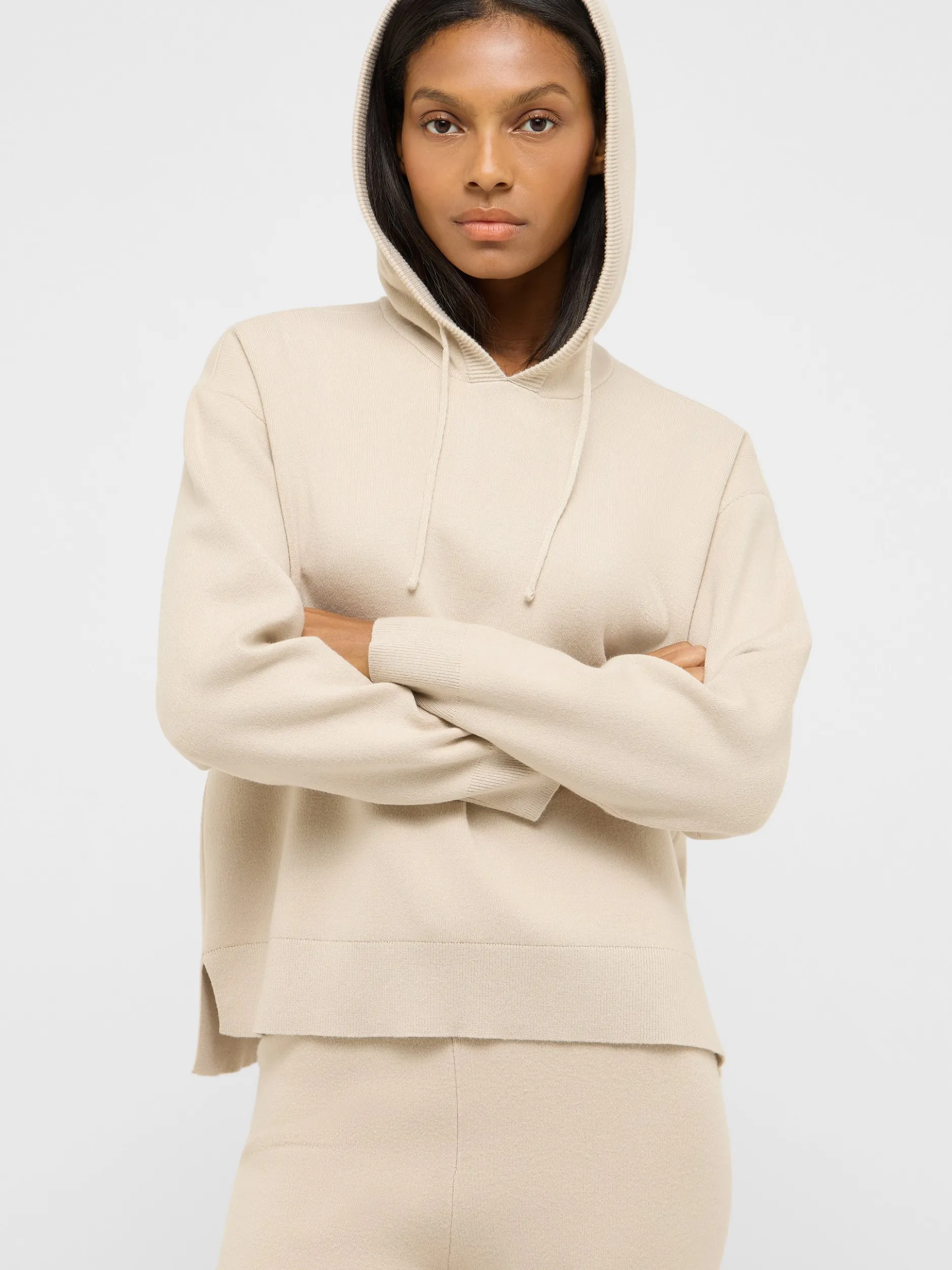 Mustang Damen Strickpullover in beige