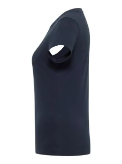 Mustang Damen T-Shirt in marine - Ausschnitt: Rundhals