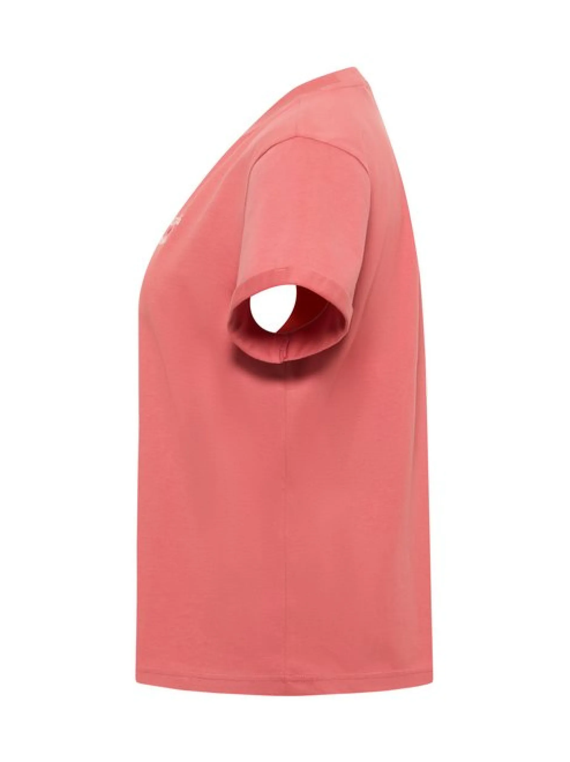 Mustang Damen T-Shirt in rosa - Ausschnitt: Rundhals