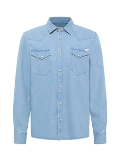 Mustang Herren Hemd in light stone