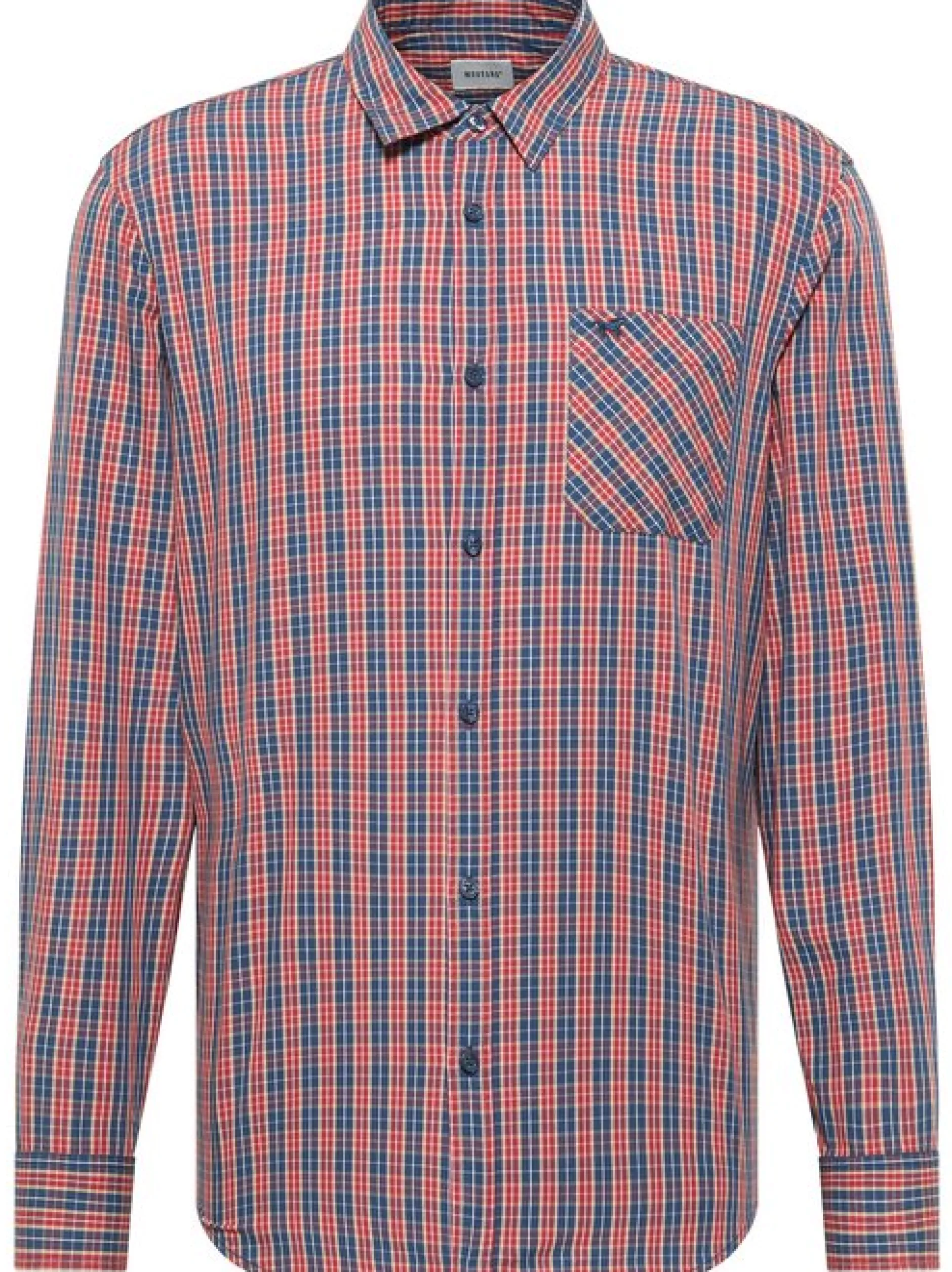 Mustang Herren Hemd in rot blau