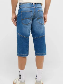 Mustang Herren 3/4-Jeans in dark stone denim