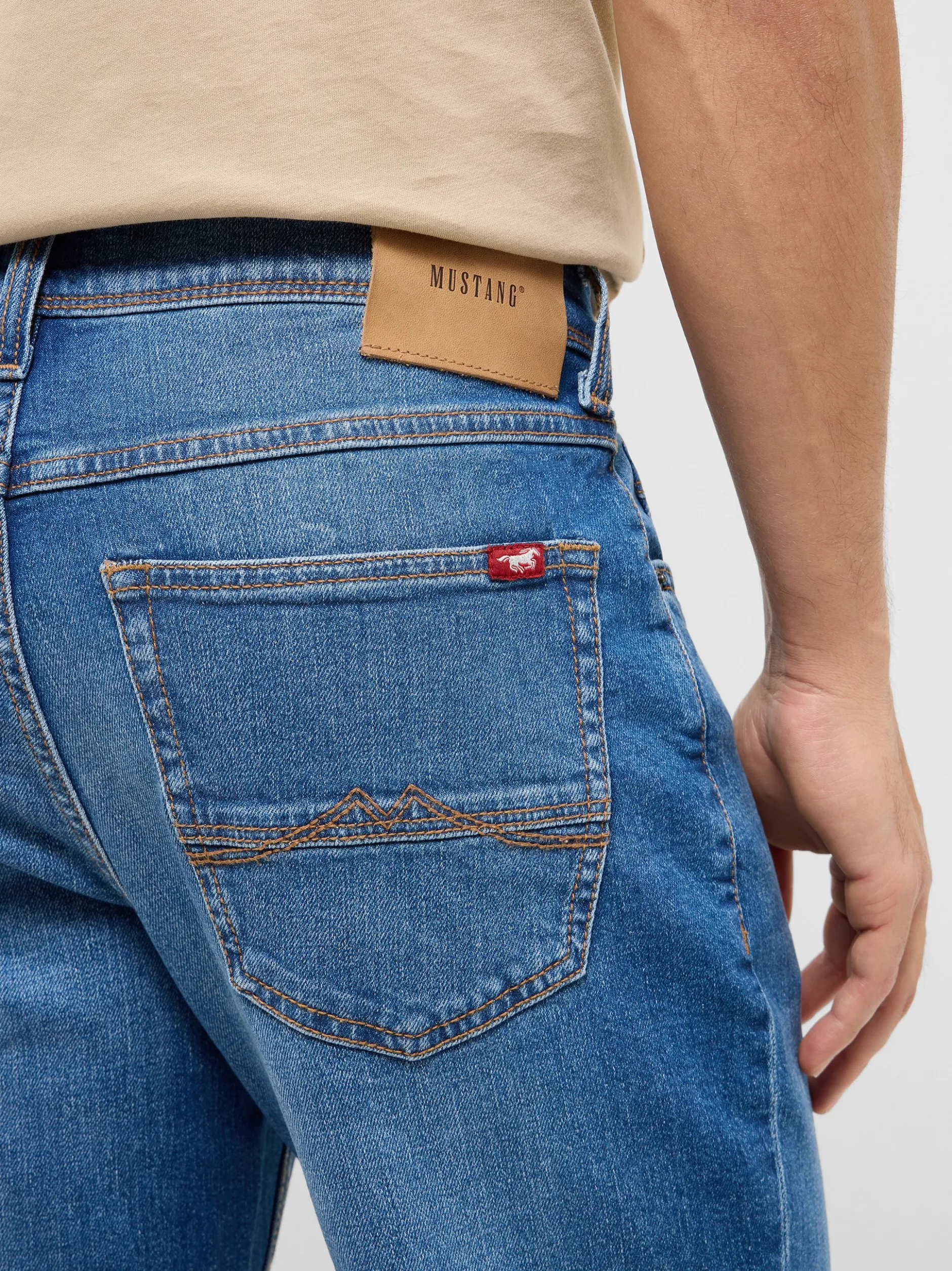 Mustang Herren Jeans in light stone