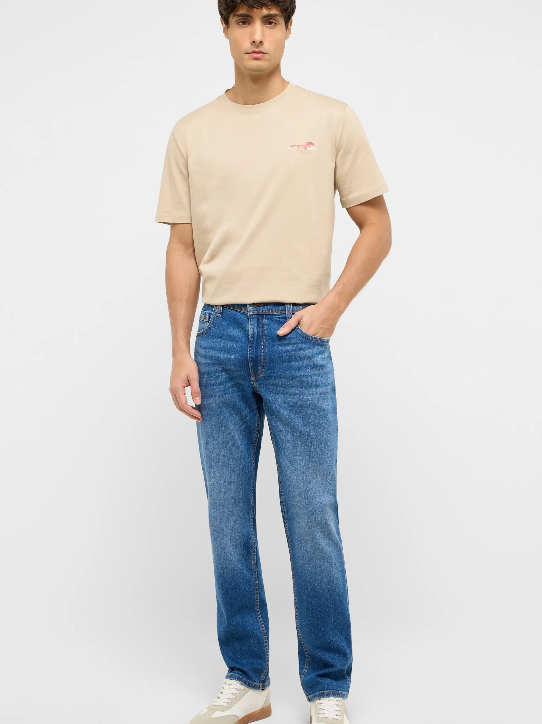 Mustang Herren Jeans in light stone
