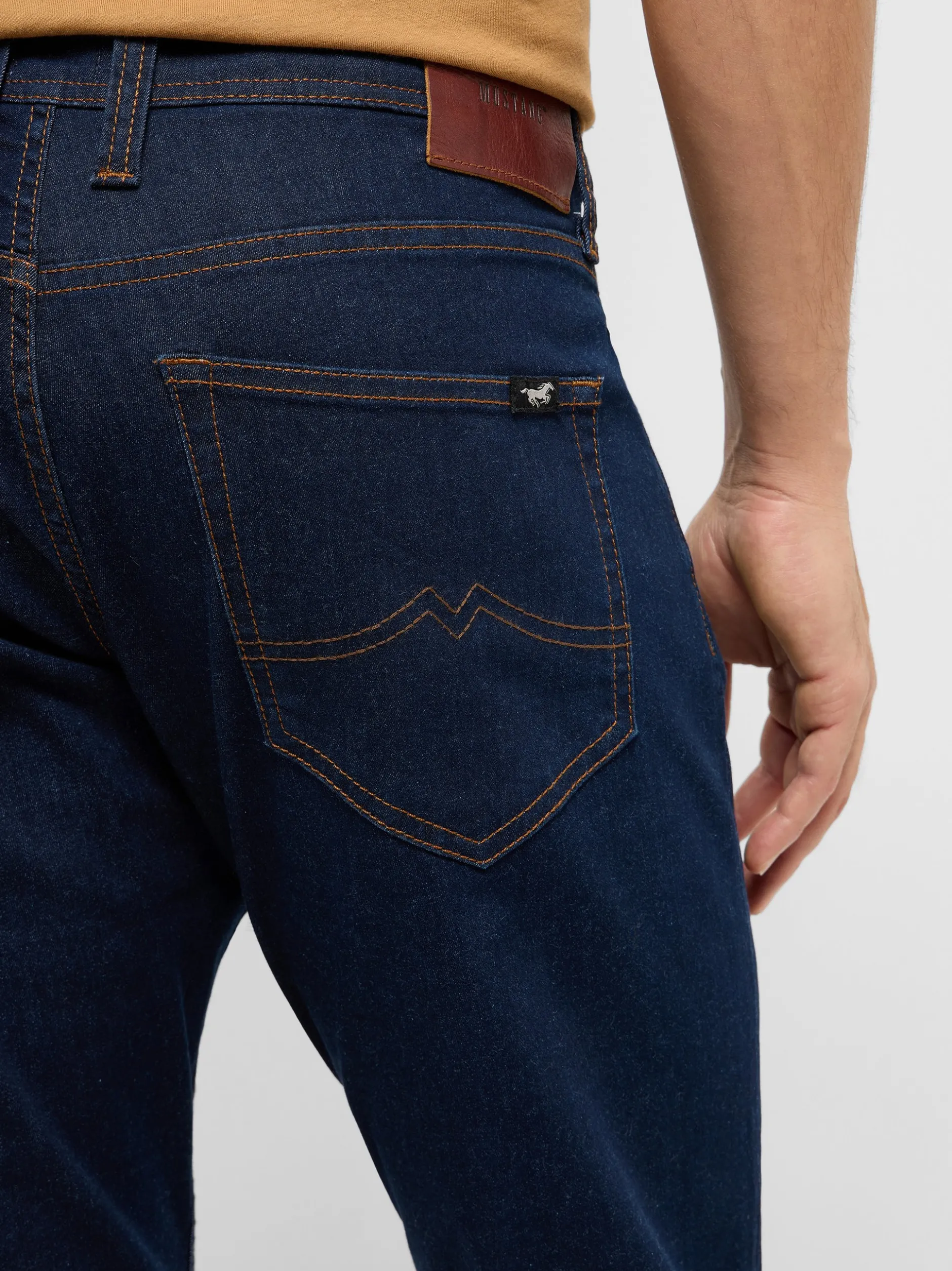 Mustang Herren Jeans in rinsed blau