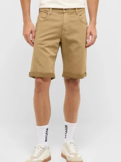 Mustang Herren Jeansshorts in camel