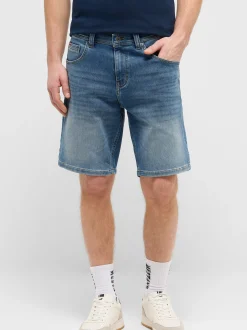 Mustang Herren Jeansshorts in light stone