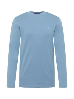 Mustang Herren Langarmshirt in hellblau - Ärmel: langarm