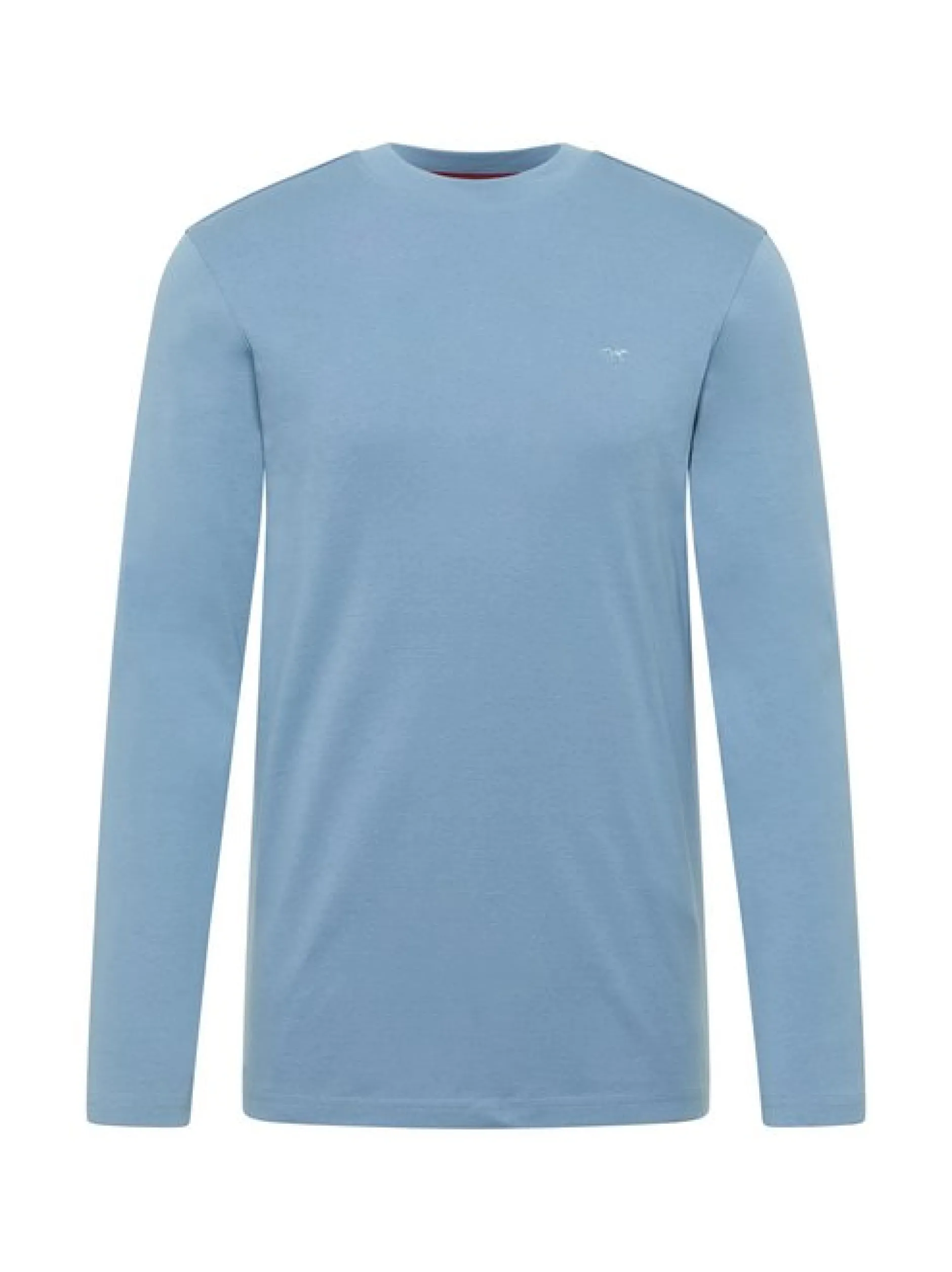 Mustang Herren Langarmshirt in hellblau - Ärmel: langarm