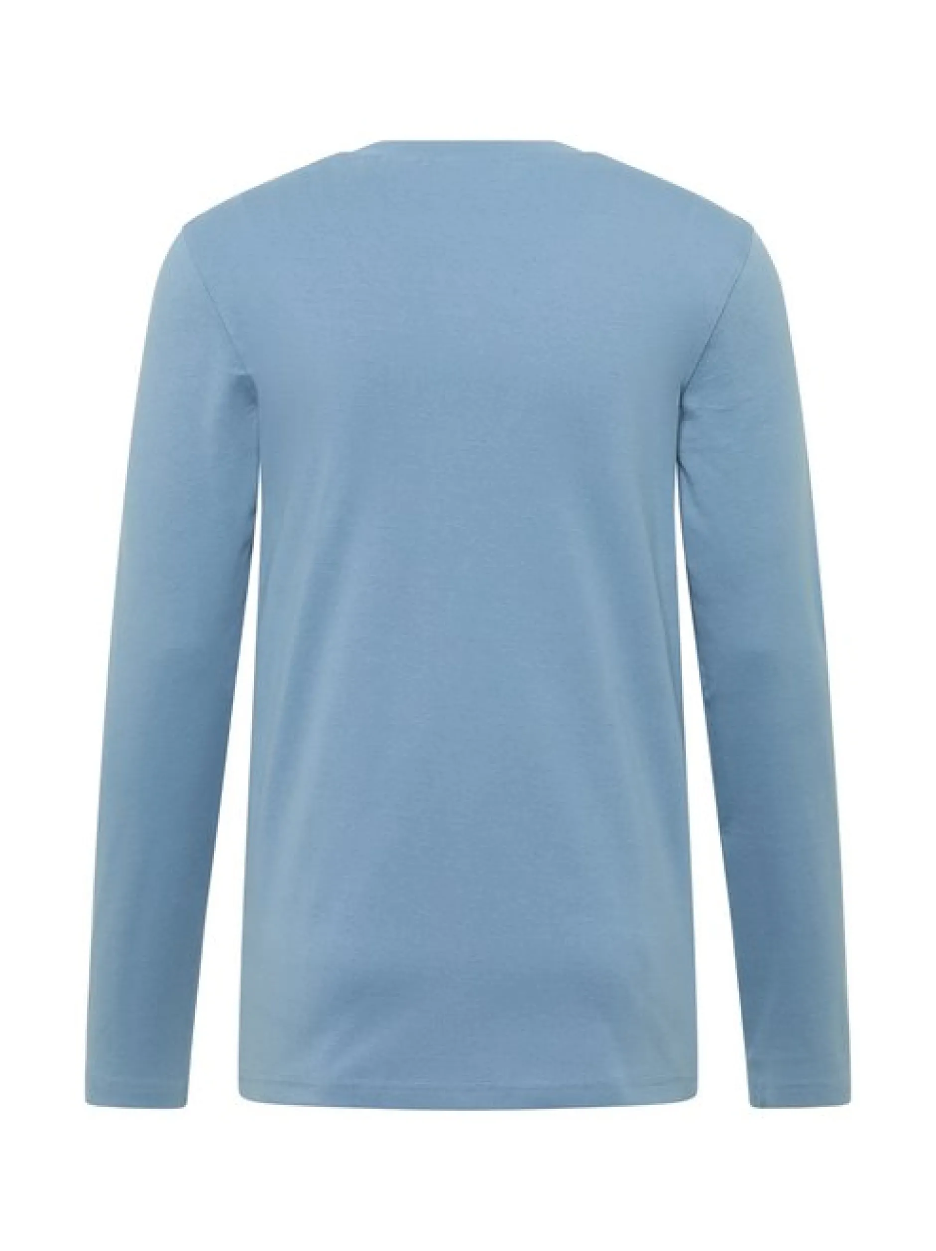 Mustang Herren Langarmshirt in hellblau - Ärmel: langarm