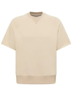 Mustang Herren Shirt in beige - Ausschnitt: Rundhals