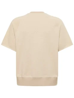 Mustang Herren Shirt in beige - Ausschnitt: Rundhals
