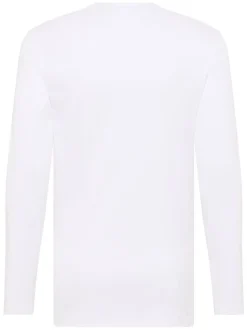Mustang Herren Shirt in weiß - Ausschnitt: Rundhals