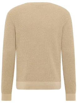 Mustang Herren Strickpullover in beige