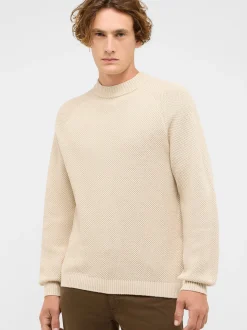 Mustang Herren Strickpullover in beige