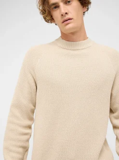 Mustang Herren Strickpullover in beige