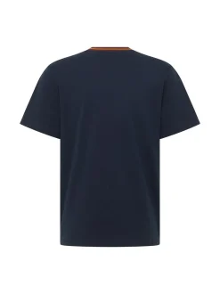 Mustang Herren T-Shirt in blau - Ausschnitt: Rundhals