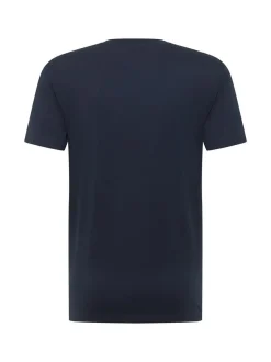 Mustang Herren T-Shirt in blau - Ausschnitt: Rundhals
