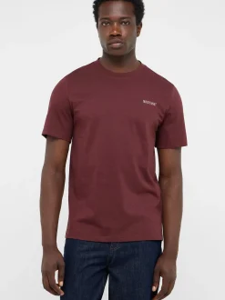 Mustang Herren T-Shirt in braun - Ausschnitt: Rundhals