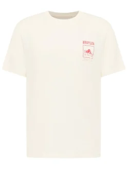 Mustang Herren T-Shirt in ecru - Ausschnitt: Rundhals