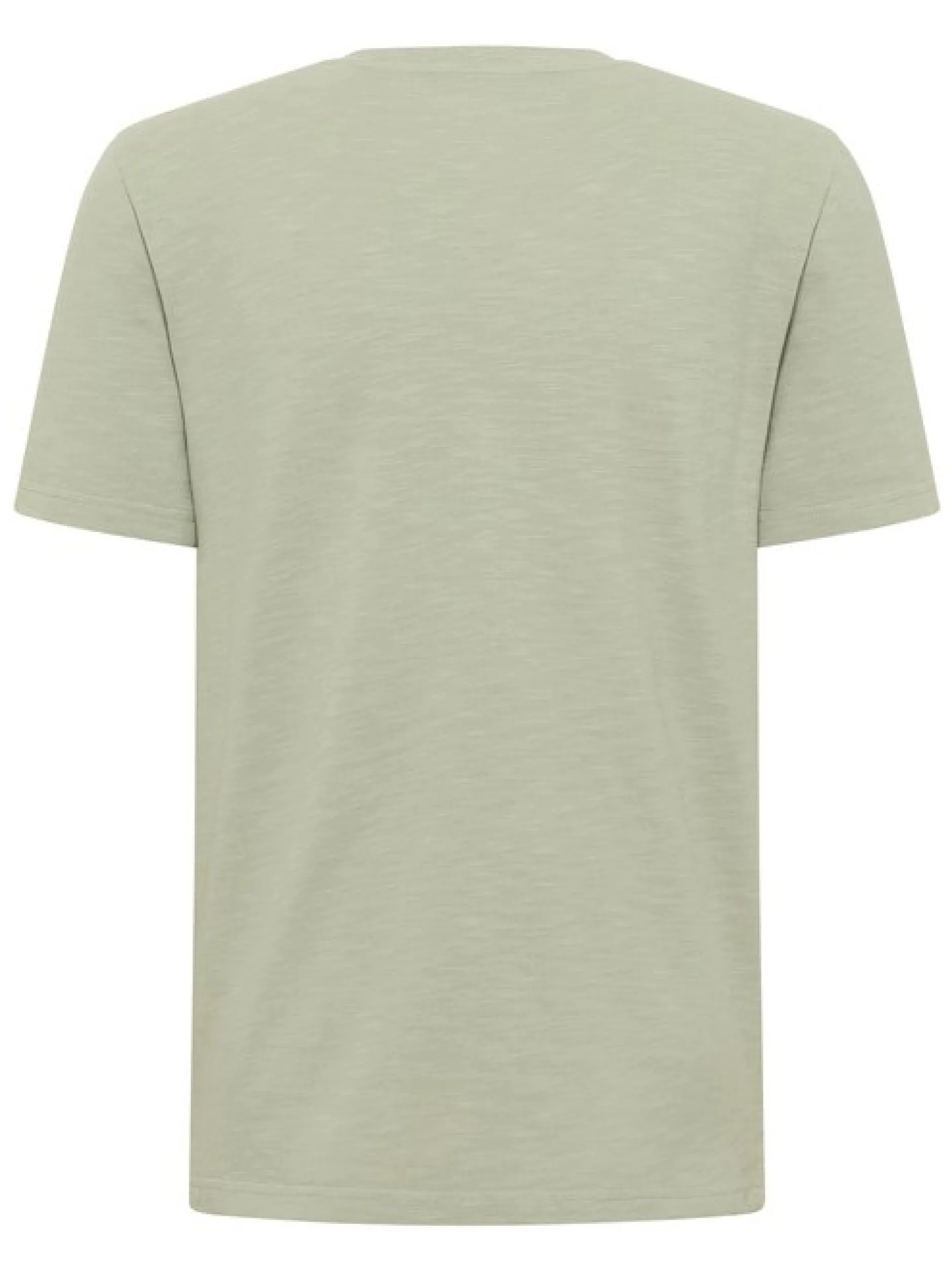Mustang Herren T-Shirt in grün - Ausschnitt: Henley