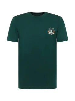 Mustang Herren T-Shirt in grün - Ausschnitt: Rundhals