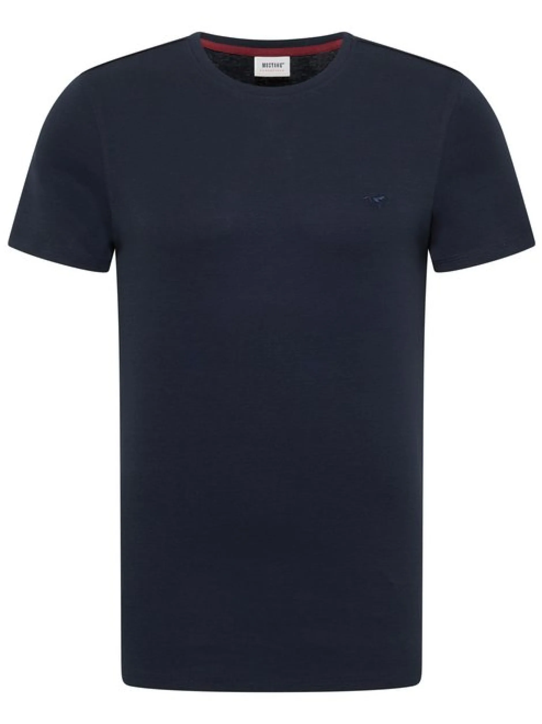 Mustang Herren T-Shirt in marine - Ausschnitt: Rundhals