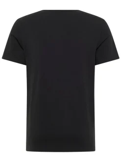Mustang Herren T-Shirt in schwarz - Ärmel: Halbarm