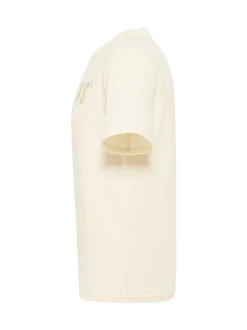 Mustang Herren T-Shirt in weiß - Ausschnitt: Rundhals
