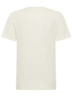 Mustang Herren T-Shirt in weiß - Ausschnitt: Rundhals