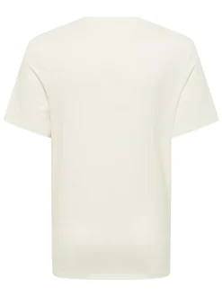 Mustang Herren T-Shirt in weiß - Ausschnitt: Rundhals
