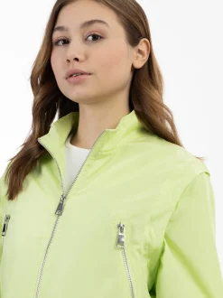 MyMo Damen Blousonjacke in limone