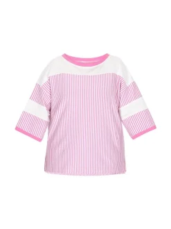 MyMo Damen Bluse in großen Größen in pink