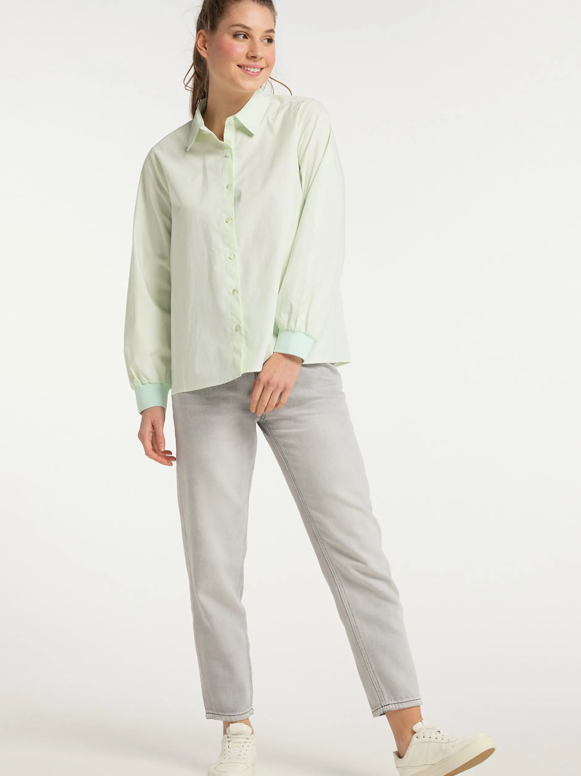 MyMo Damen Bluse in mint