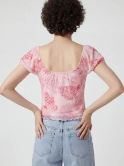 MyMo Damen Bluse in pink