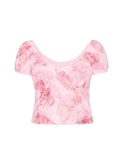 MyMo Damen Bluse in pink
