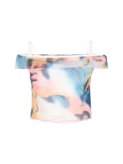 MyMo Damen Crop Top in mehrfarbig