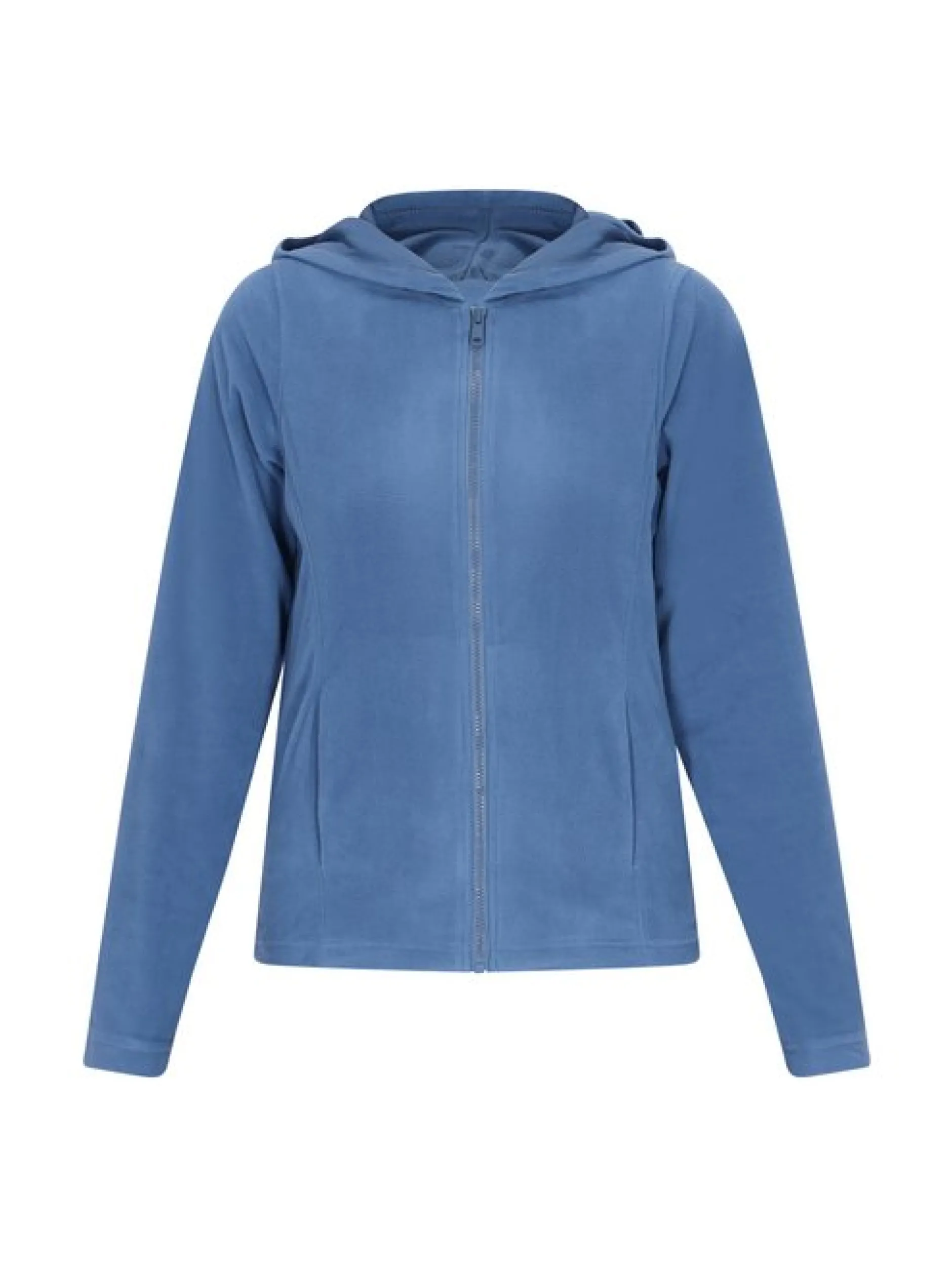MyMo Damen Fleecejacke in blau