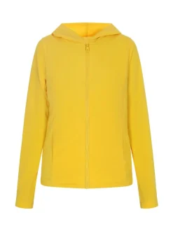 MyMo Damen Fleecejacke in gelb