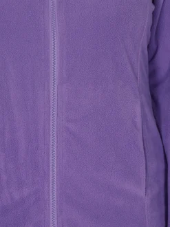 MyMo Damen Fleecejacke in lila
