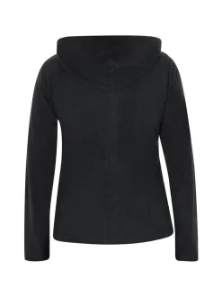 MyMo Damen Fleecejacke in schwarz